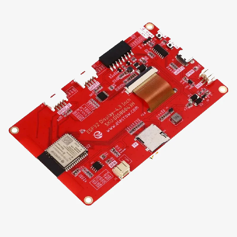 CrowPanel 4.3"- HMI ESP32 Display 480x272 RGB TFT LCD Touch Screen Compatible with Arduino - Image 3