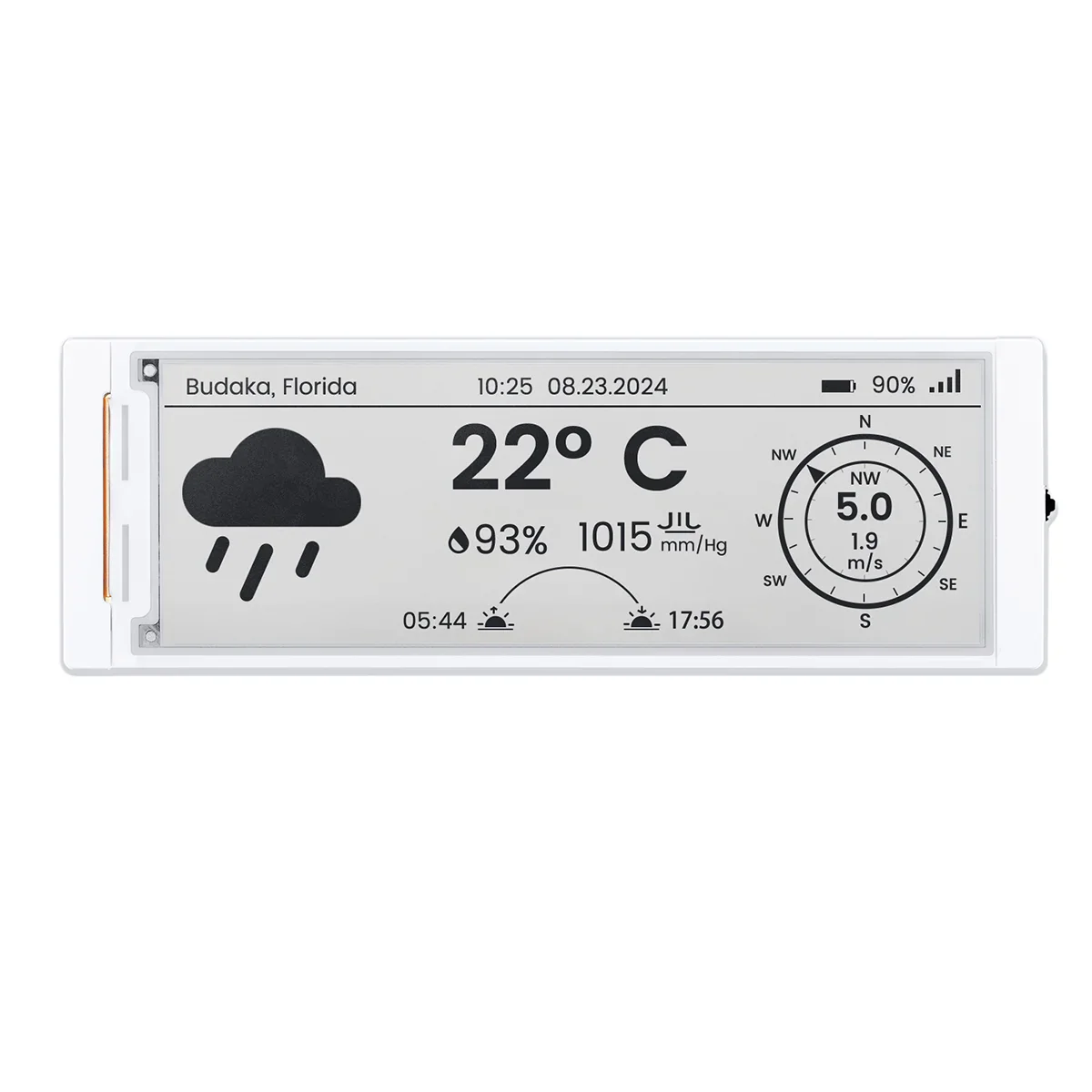 CrowPanel ESP32 5.79inch E-paper HMI Display with 272*792 Resolution Black/White Color Driven By SPI Interface