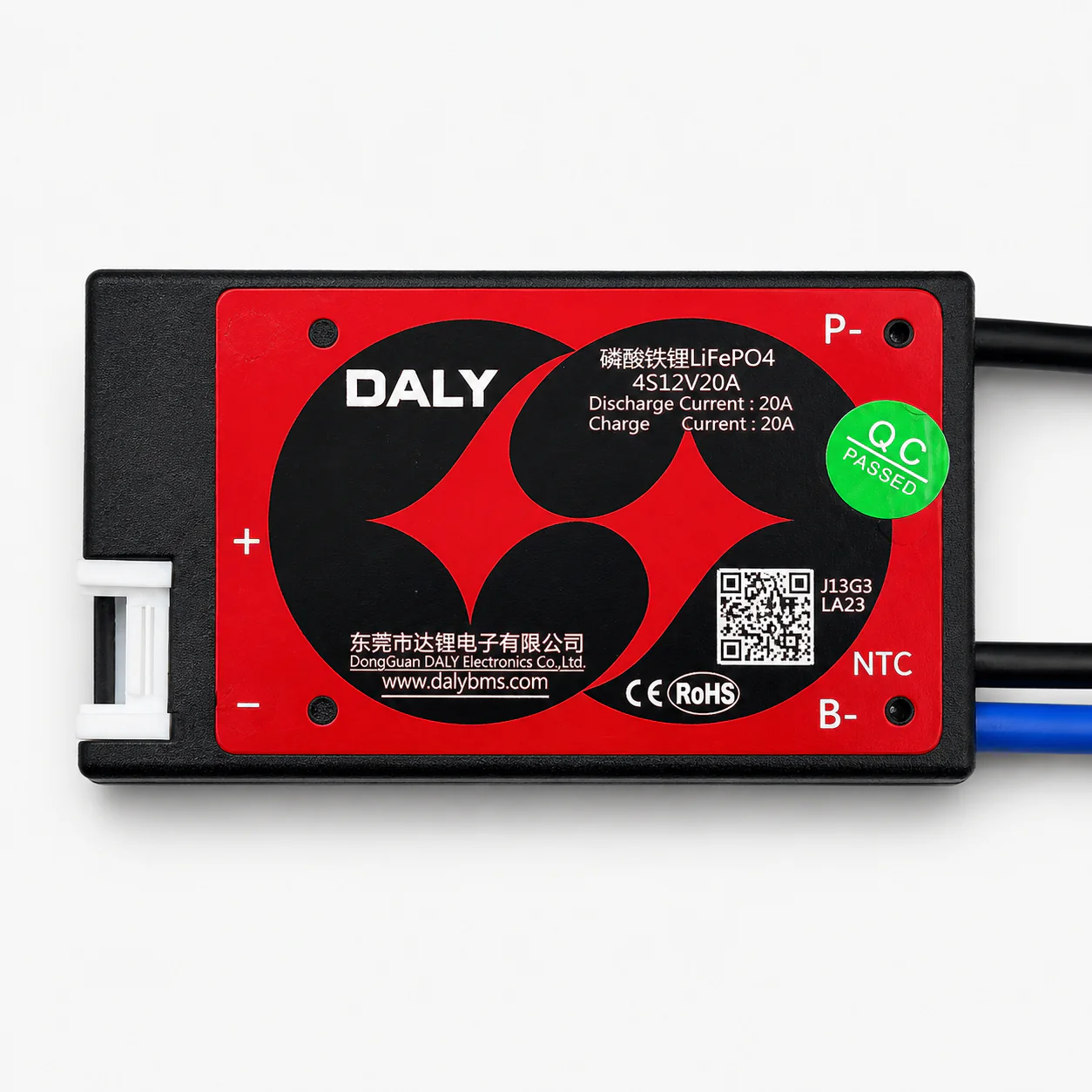 DALY LiFePO4 4S 12V 20A Waterproof Battery Management System - BMS Protection Board - Image 3