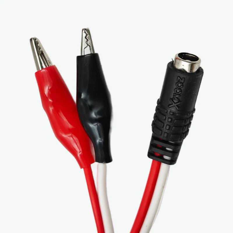 DC Female to Alligator Clips Power Connector Cable