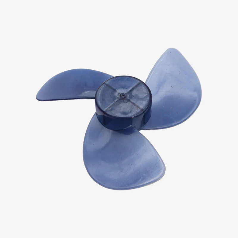 DC Motor Fan Blade 3-Wing Fan For Toy Motor Round Curved Blade - 3.6 Inches - Image 2