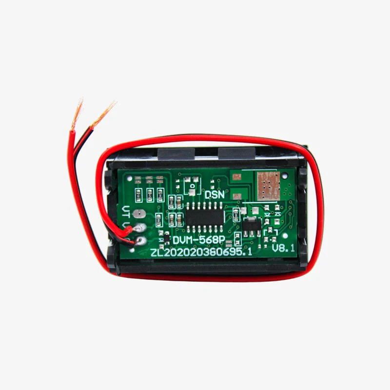 DC Voltmeter Panel Digital LED (5-30V) Green - Image 3