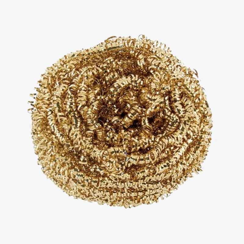 Brass Coated Wool Tip Cleaning Spool