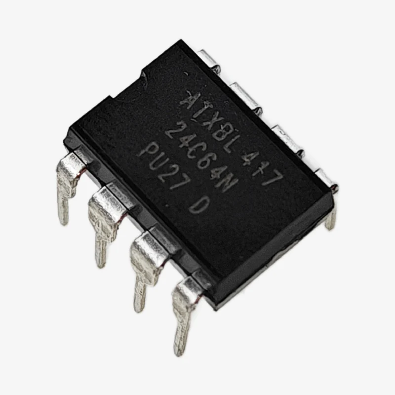 24C64 64K bit Serial I2C Bus EEPROM IC- 8 Pin DIP Package