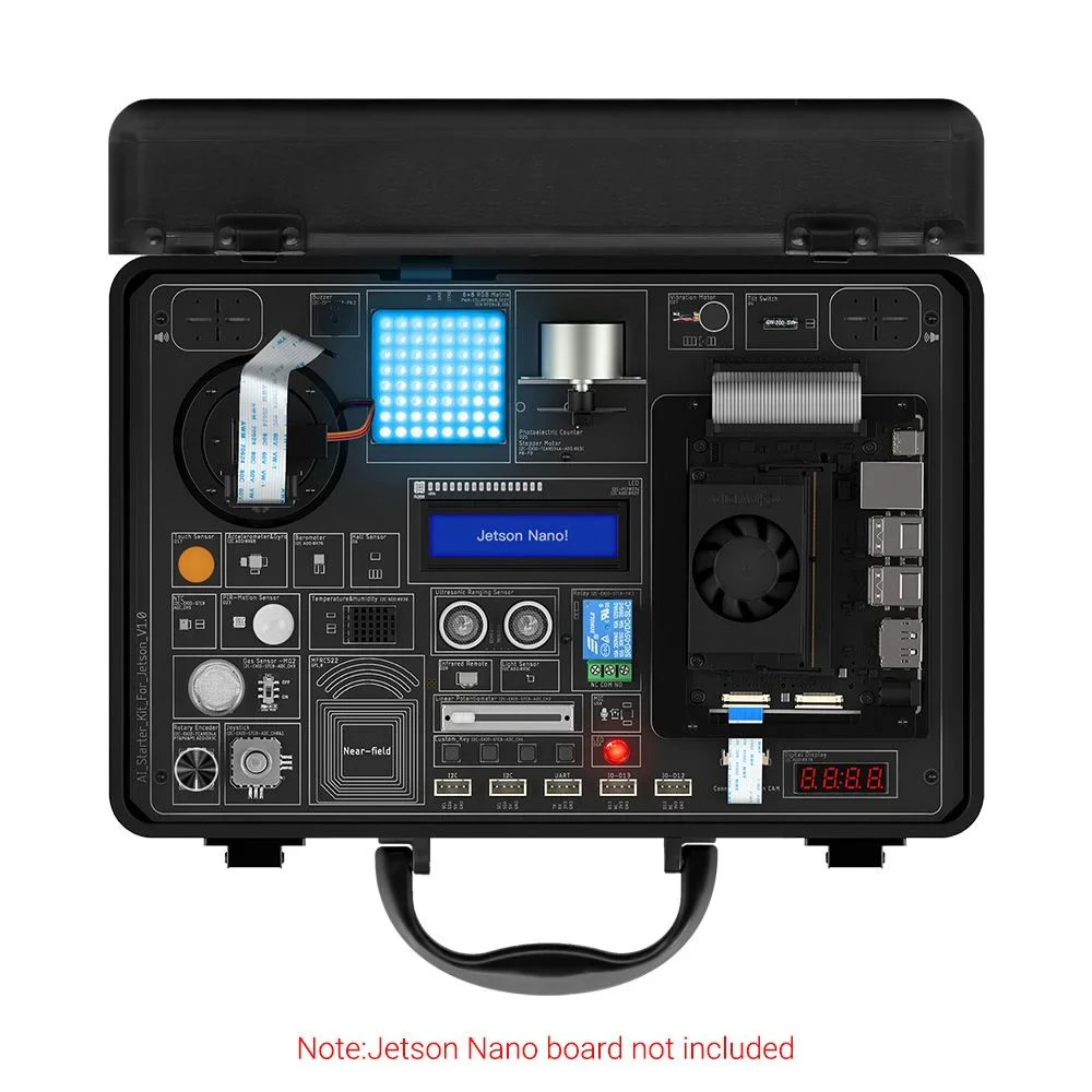 Elecrow AI Starter Kit for Jetson Orin Nano with Common Board design, 30 Sensors and 38 Lessons (without Jetson Orin Nano board) - Image 12