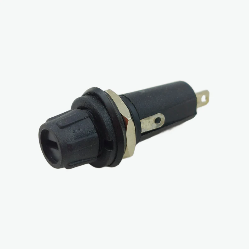 Screw-In Panel Mount Fuse Holder (5×20mm) - 6.3A 250V AC