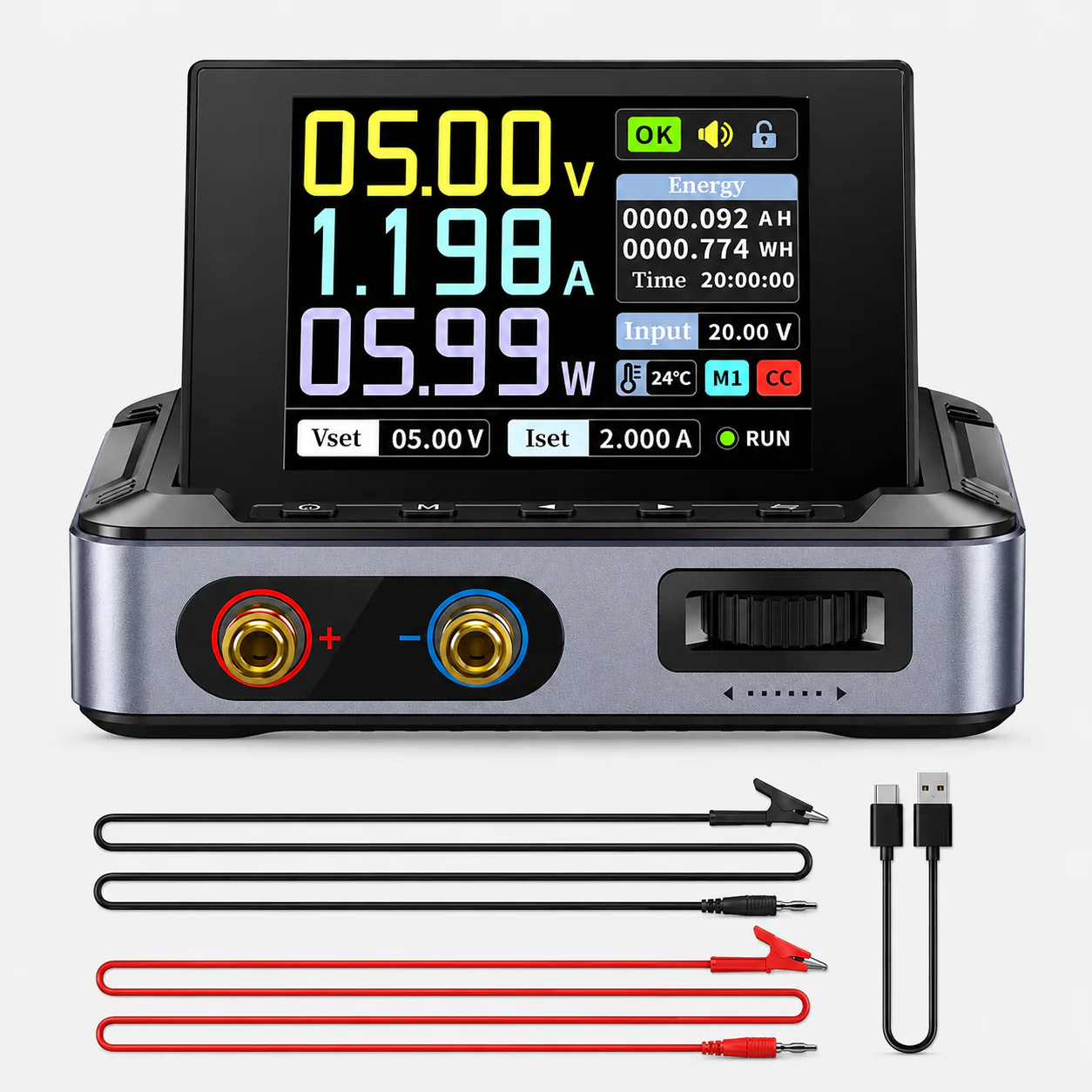 FNIRSI® DPS-150 Mini DC Adjustable CNC Programmable Regulated Switching Power Supply - Image 2