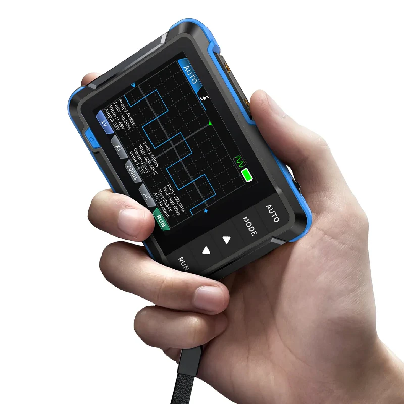 FNIRSI DSO-153 Plus 2-IN-1 Mini 1MHz 5MS/s Digital Oscilloscope Waveform Generator - Image 4
