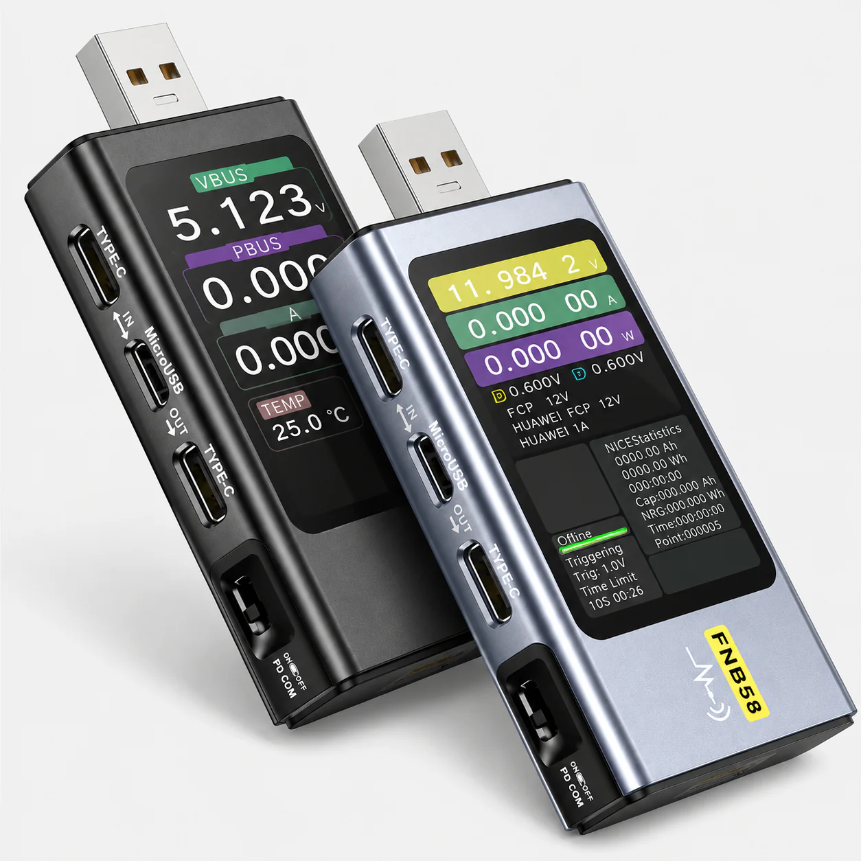 FNIRSI® FNB58 USB Fast Charge Tester
