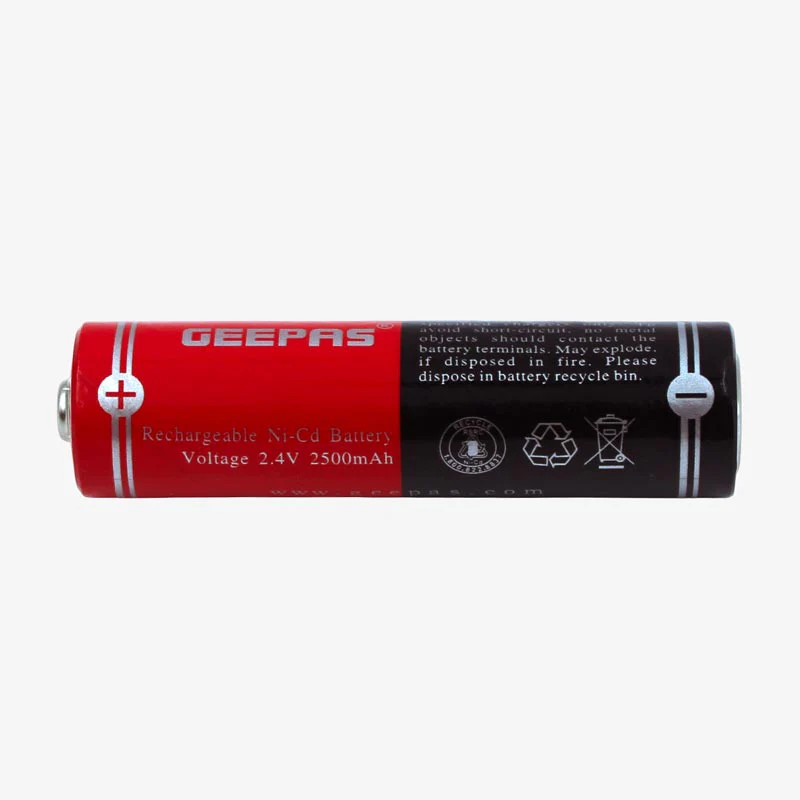 Geepas 2.4V 2500mAh Rechargeable Ni-Cd Battery - Image 3