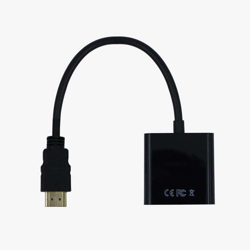 HDMI Male to VGA Female Video Converter Adapter with full HD 1080p for PC, Laptop & Raspberry Pi