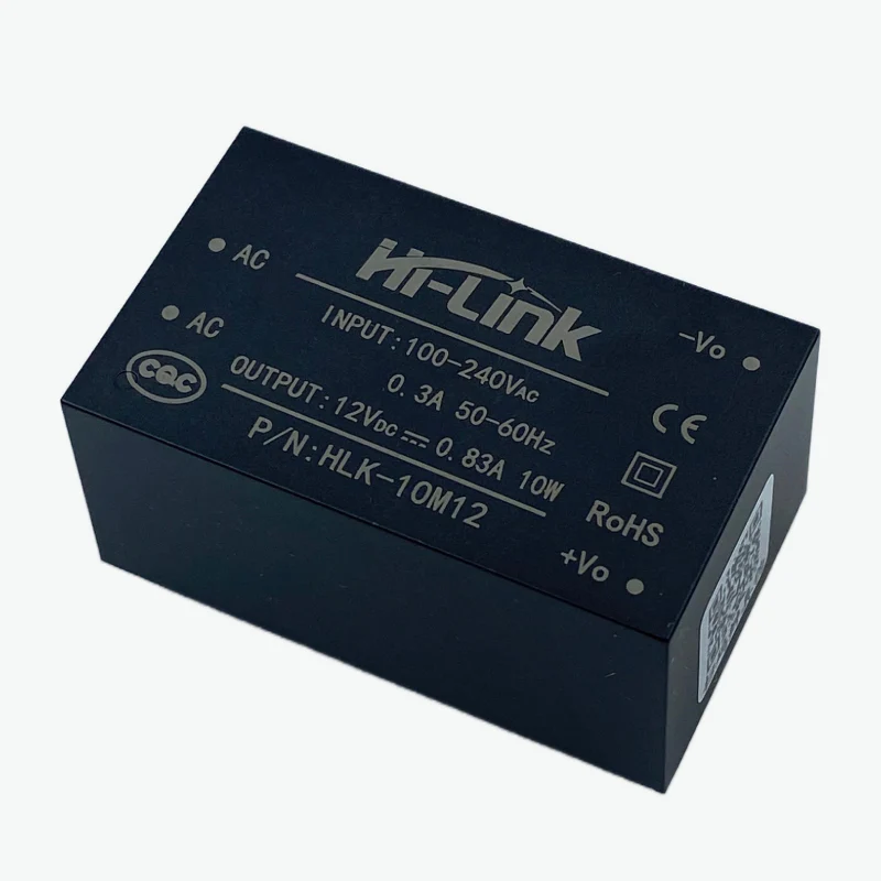 Hi-Link 12V 10W Step Down AC to DC Intelligent Converter Switch Power Supply Module (HLK-10M12)