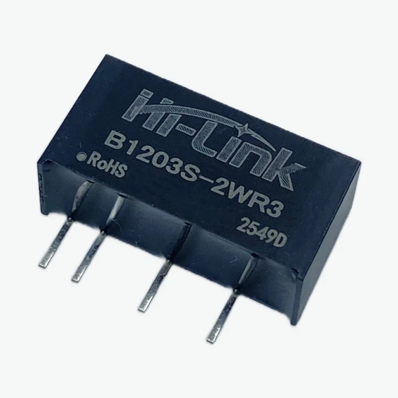 Hi-Link 12V to 3.3V 1W 606mA DC to DC Isolation Voltage Power Module Converter (HLK-B1203S-2WR3)