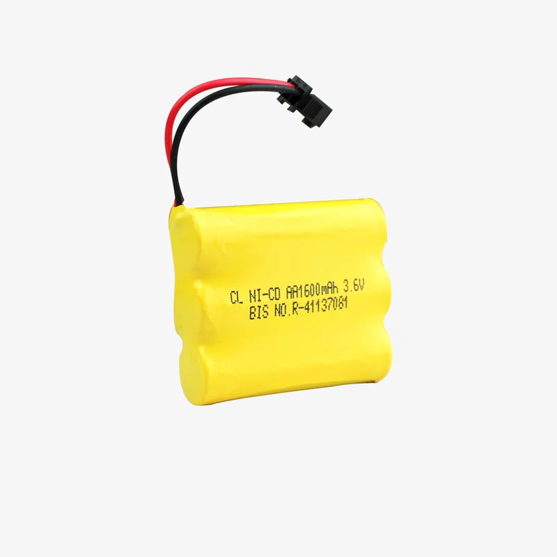 2500mAh 3.6v Ni-Cd AA Cell Battery Pack with SM Connector for Cordless Phone, Toys, Car, DIY Project Battery - Image 5