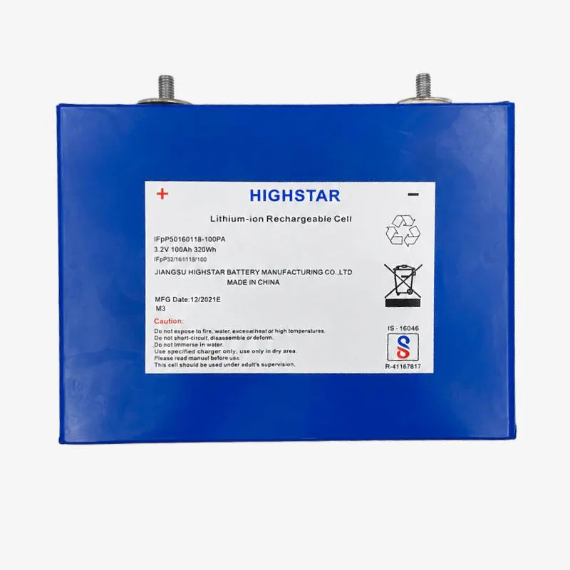 Highstar 3.2V 100Ah LiFePO4 Prismatic Battery Cell - Image 2