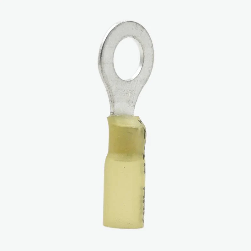 HRV5.5-8 Ring Crimp Terminal Wire Connector 4.0-6.0 sqmm (12-10 AWG) - Yellow - Image 2
