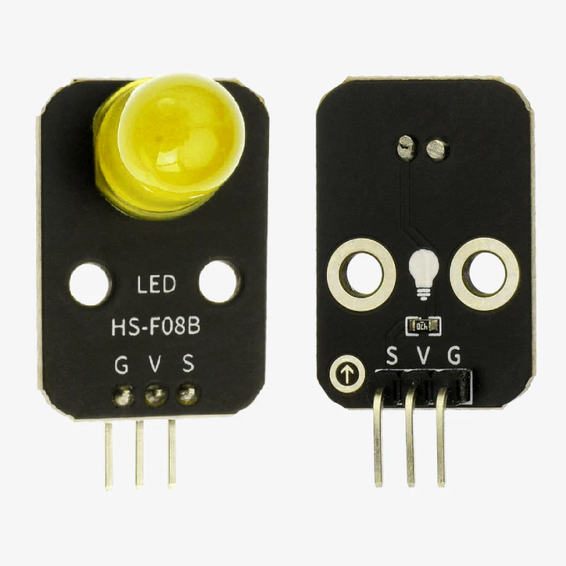 HS-F08B LED Signal Indicator Sensor Module - Yellow - Image 2