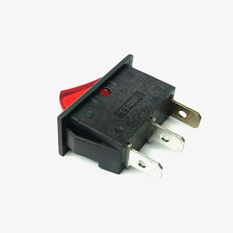 Illuminated 3-Pin SPDT ON-Off Rocker Switch - 9A 125V AC - Image 2