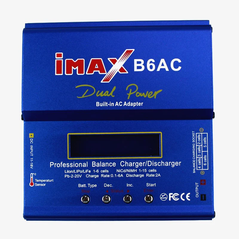 IMAX B6AC 1-6 Cell Battery Charger/Discharger with Cell Balancing for Li-Ion, LiPo, LiFe , NiCd and NiMH - Image 3
