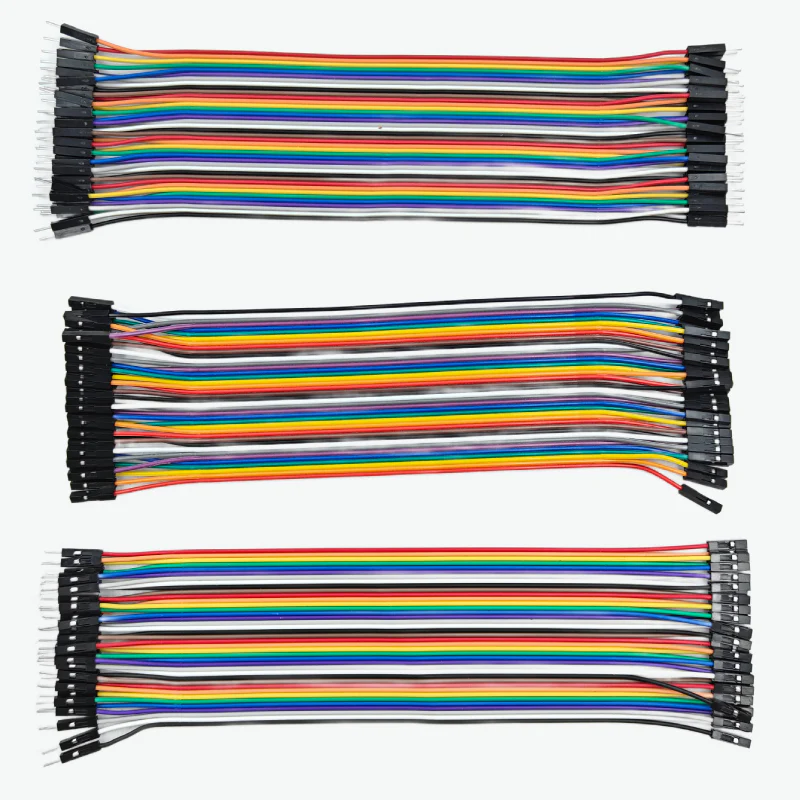 Jumper Wires Combo Pack - Male to Male, Male to Female, Female to Female (Set of 120) - Image 2