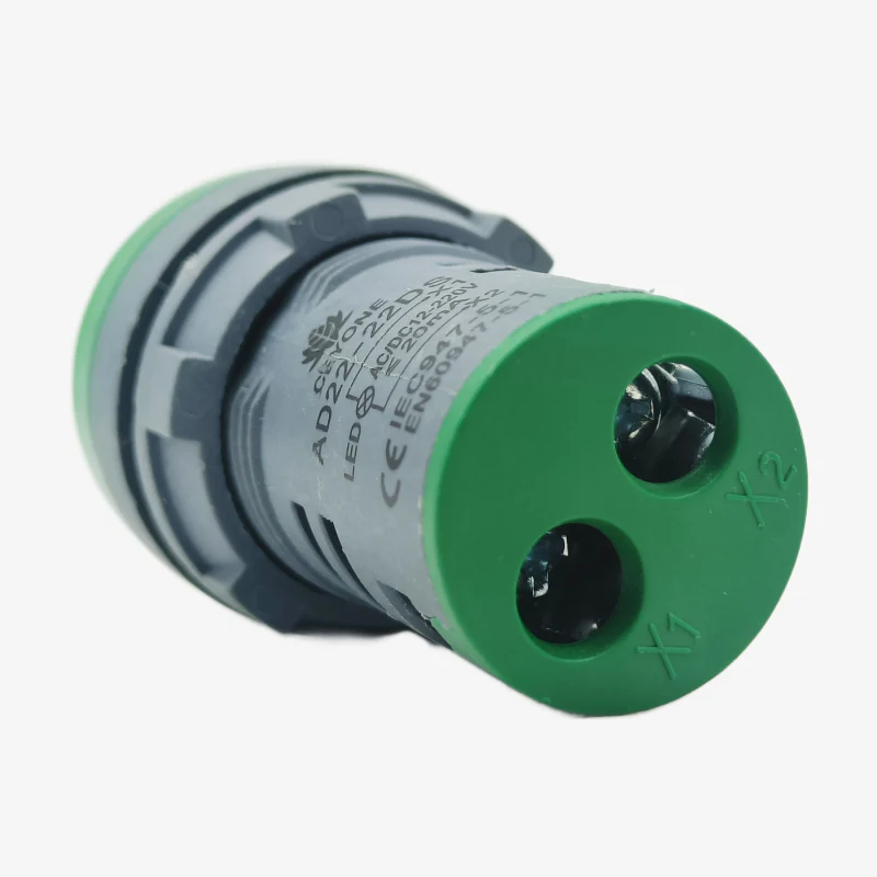 SIBASS SE-AS22-7S LED Indicator Panel Mount - 12VDC 220AC Green - Image 3