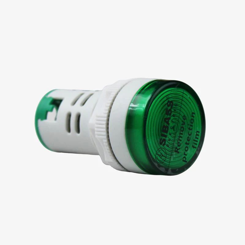 SIBASS SE-AS22-7S LED Indicator Panel Mount - 12VDC 220AC Green - Image 8