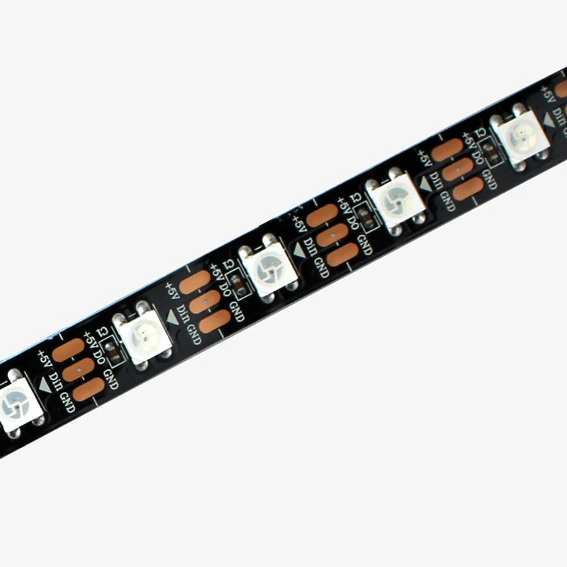 WS2812B Neopixel LED Strip 60LED/MTR - 5V IP20 Addressable LED Strip (5 Meter Pack) - Image 2