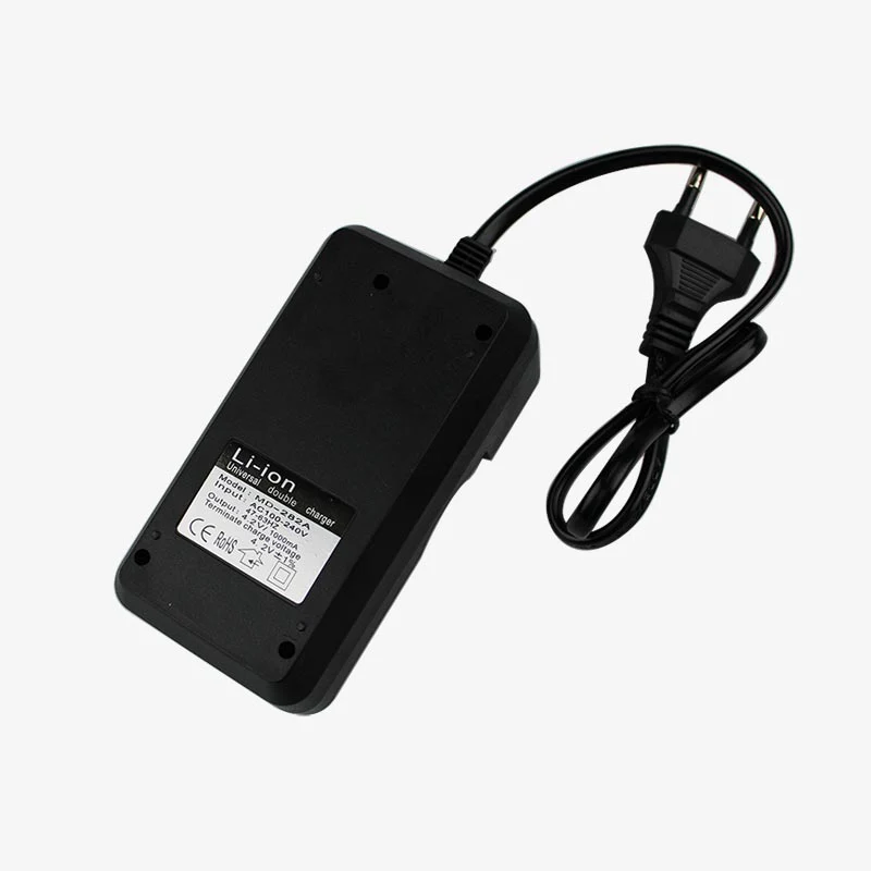 18650 Li-ion Battery Charger with Wire - 2 Cell - Image 2