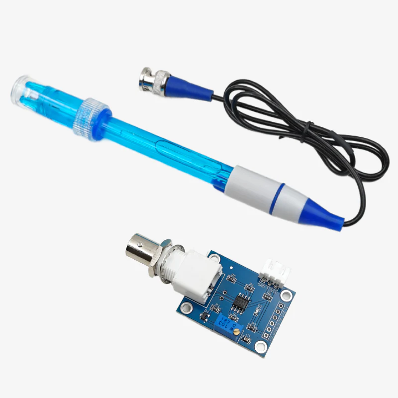 Liquid pH 0-14 Value Detection Sensor Module with pH Electrode Probe (BNC) - pH Sensor Module - Image 4