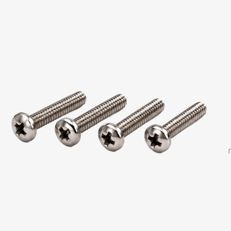 M2 x 10mm Pan Head Phillips Bolts (Pack of 4)
