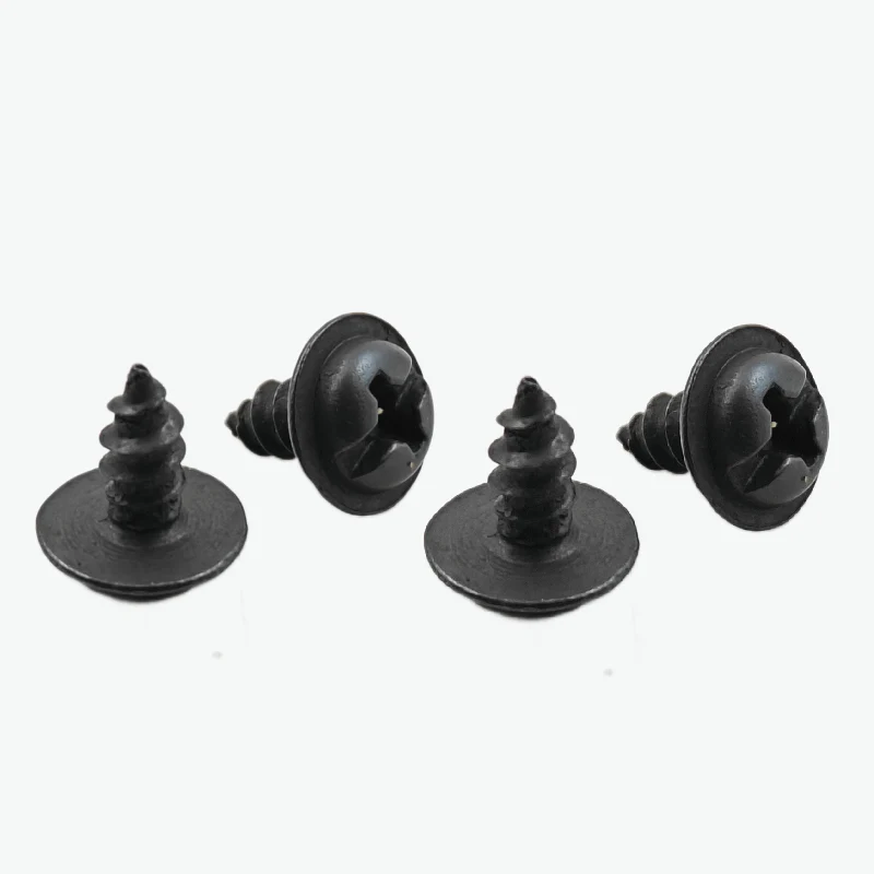M4 x 6.5mm Phillips Pan Head Self-Tapping Screw (Pack of 4)
