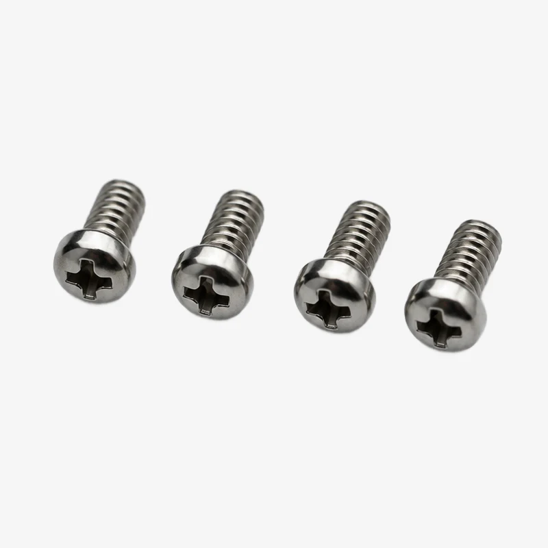 M5 x 10mm Pan Head Phillips Bolts (Pack of 4)