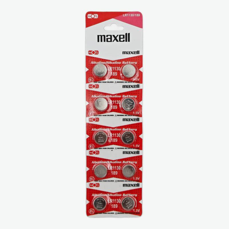 Maxell LR1130 1.5V Alkaline Button Coin Cell Battery (Pack of 2) - Image 3