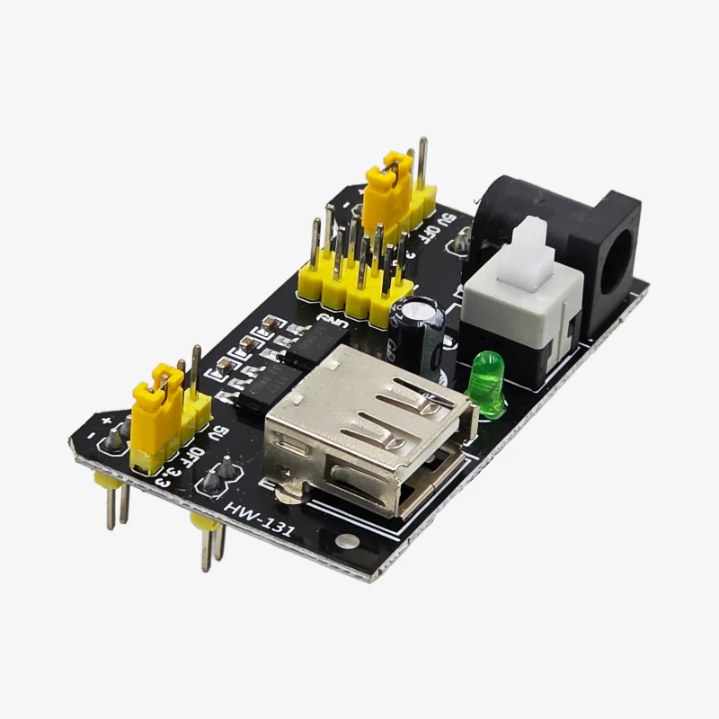MB102 Colored Breadboard 830 Points with 3.3V / 5V Breadboard Power Supply Module - Image 4
