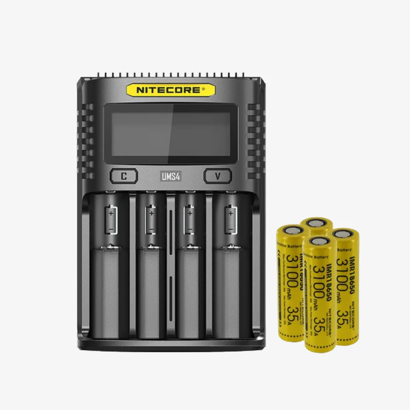 Nitecore UMS4 3A 4000mA Intelligent USB-C Four-Slot Super Charger - Image 2