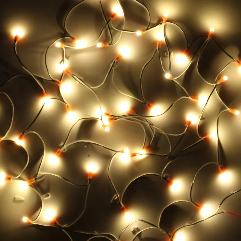 Orange 9mm 12v 5 inch Pixel Led Serial Decoration Light - 5 meters - 50 Leds - Image 2
