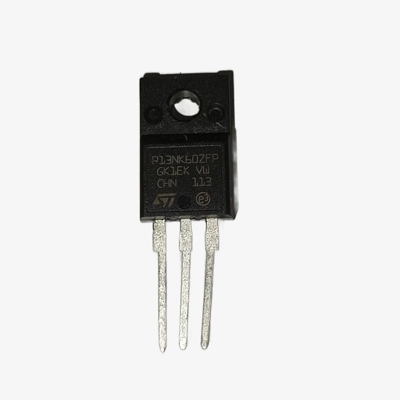P13NK60ZFP N-Channel MOSFET 600V 13A Integrated PWM Controller - TO-220 DIP Package - Image 2