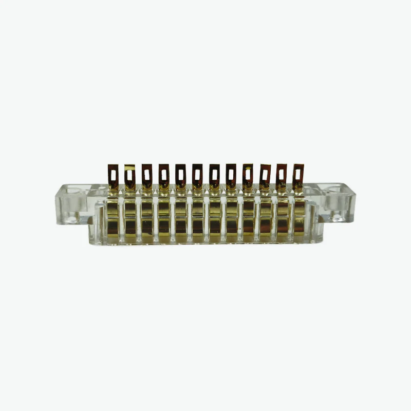 12 Contact Card Edge Connector(White) - 3.96mm Pitch 5A 300V - Image 3