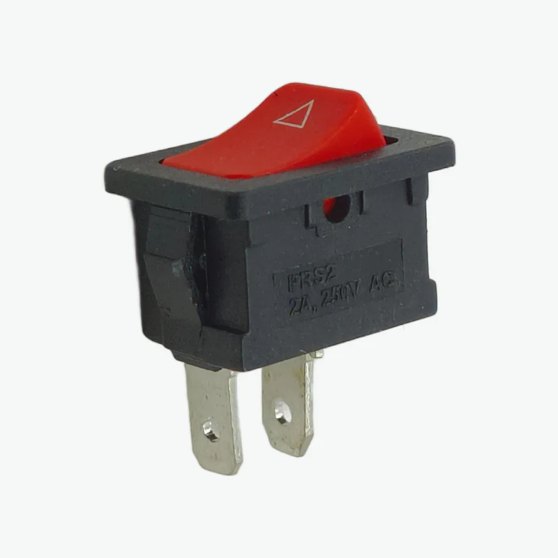 2 Pin SPST ON-OFF Mini Rocker Switch - 2A 250V with Arrow Indicator - Image 2