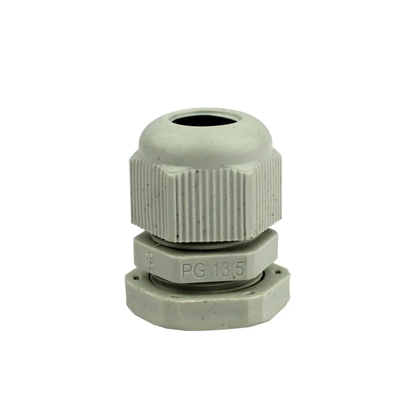 PG13.5 Cable Gland Connector (DIA-20mm) - Plastic Nylon Waterproof IP68 Wire Enclosures