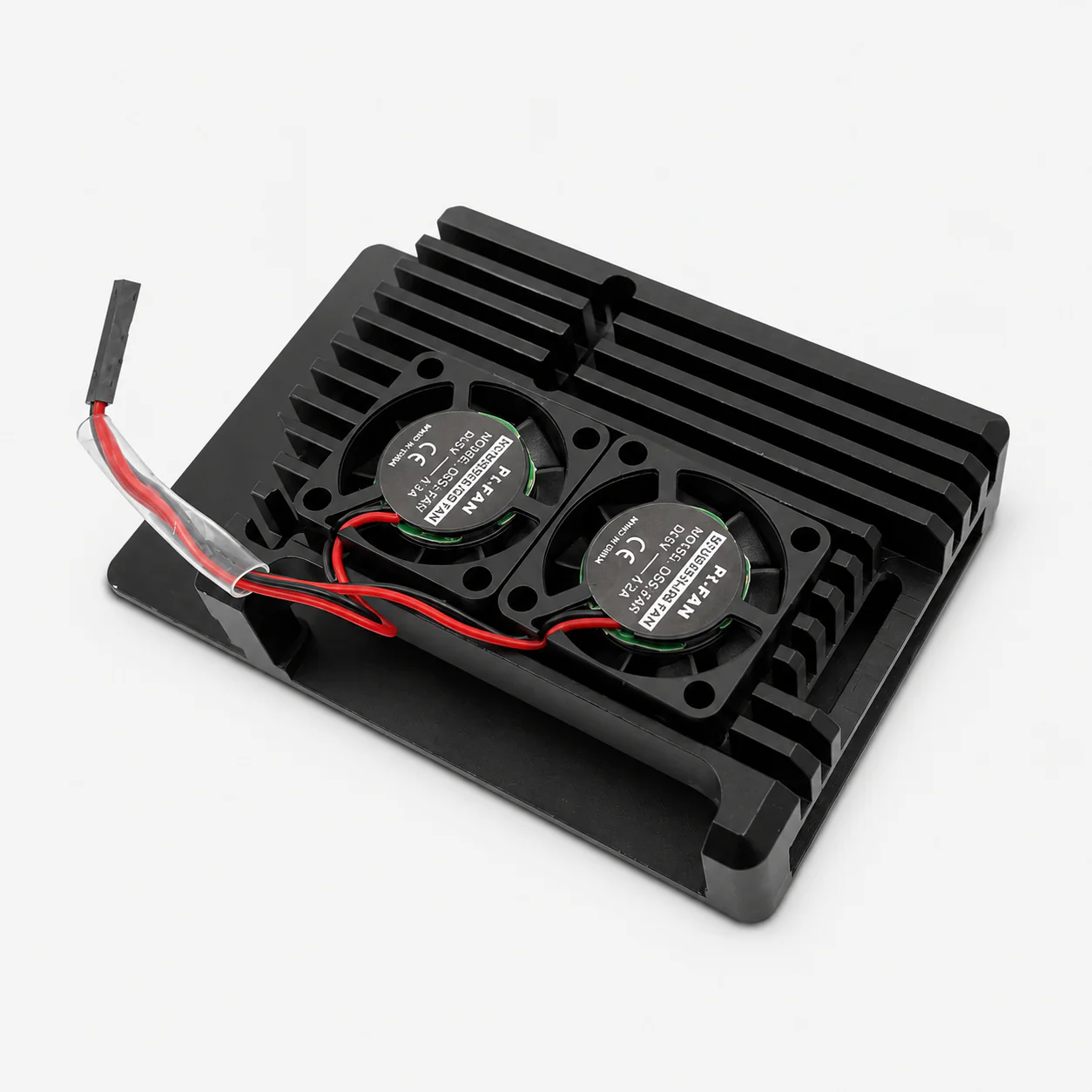 Raspberry Pi Aluminium Metal Case with Double Fan for Raspberry Pi 4B