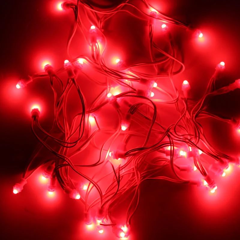 Red 9mm 12v 5 inch Pixel Led Serial Decoration Light - 5 meters - 50 Leds - Image 2