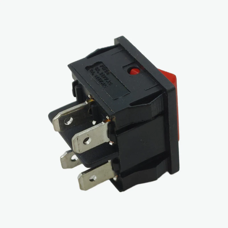 4 Pin DPST Rocker Switch - 6A 250V AC I/O - Image 5