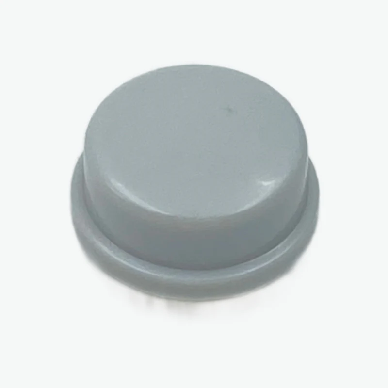 Round Cap for Square Tactile Switch 12x12x7.3 mm (Grey)