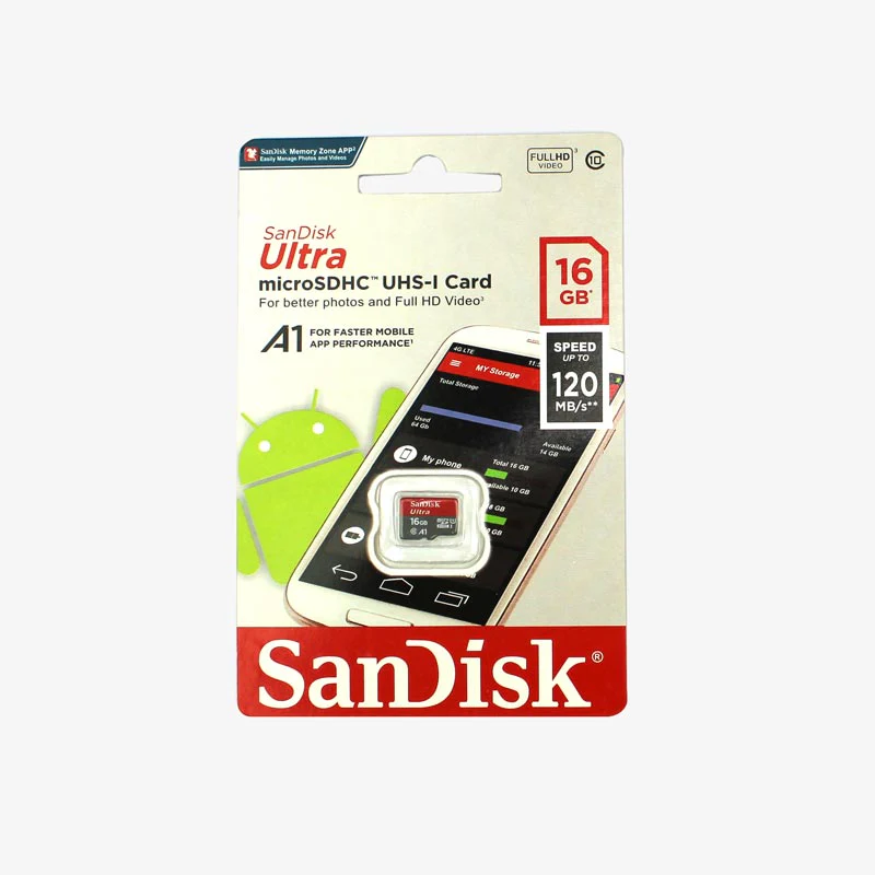 Sandisk Ultra 16GB Micro SD Card - (Class 10) - Image 7
