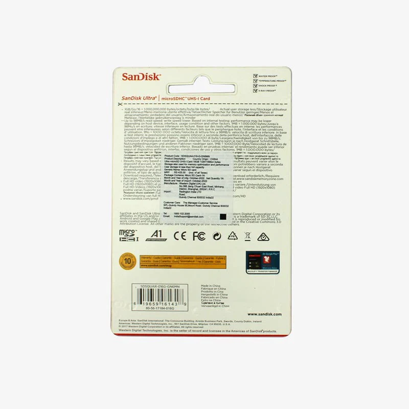 Sandisk Ultra 16GB Micro SD Card - (Class 10) - Image 8