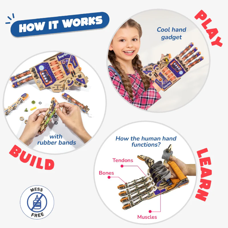 Robotic Mechanical Hand STEM Toy for Kids - Image 2