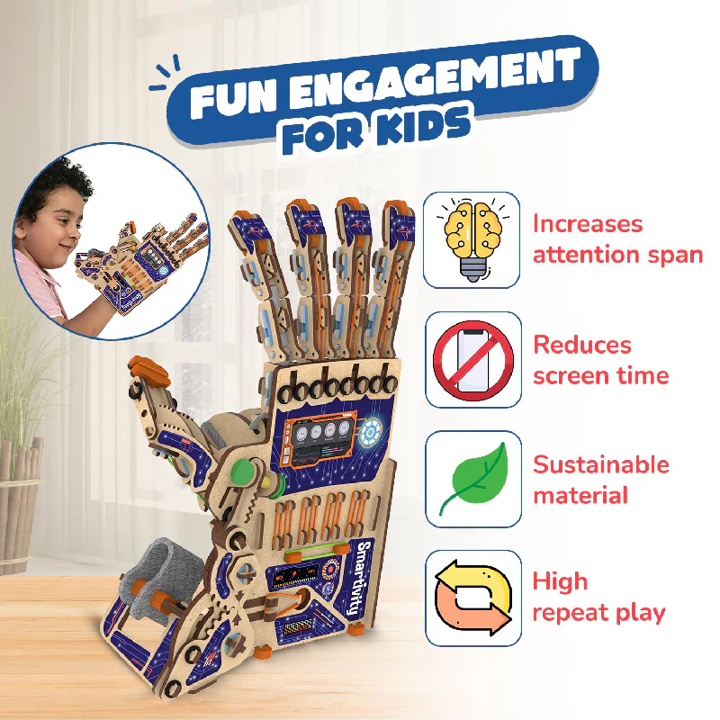 Robotic Mechanical Hand STEM Toy for Kids - Image 3