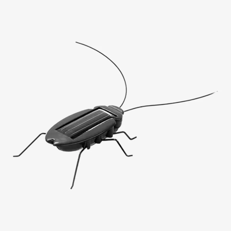 Solar-Powered Vibrating Black Cockroach Bug - Image 2
