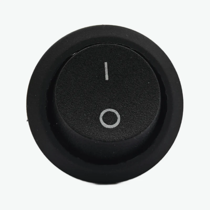 On-Off Round Rocker Switch - 6A 250V